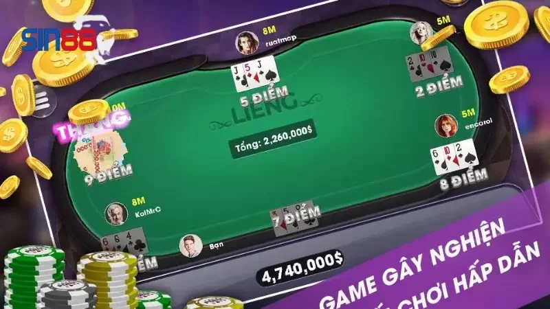 Chơi liêng online tại sin88